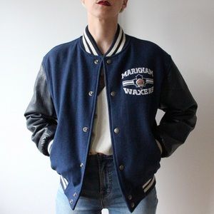 Markham Waxers Embroidered Varsity Jacket
